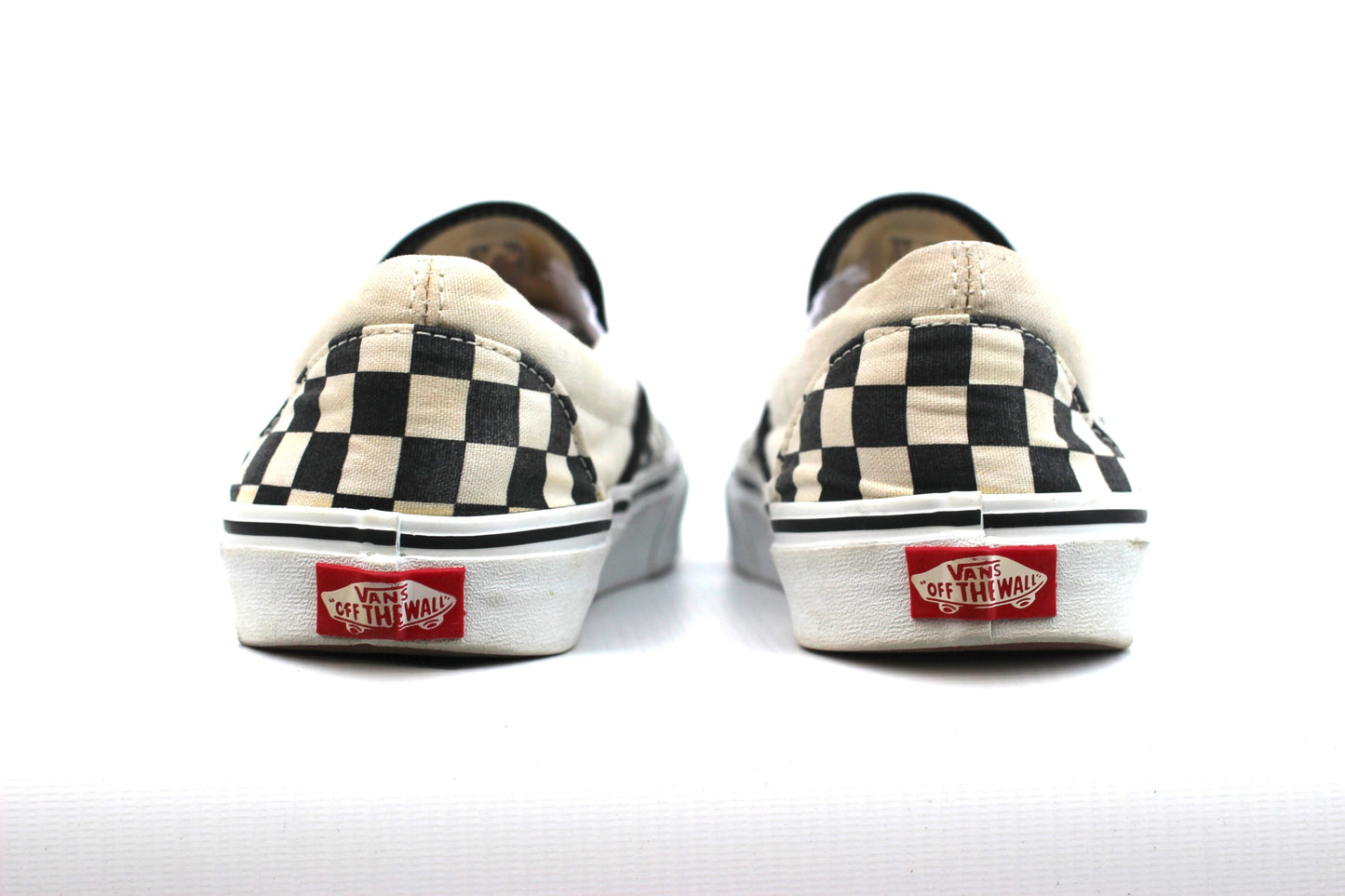 VANS CHECKERED SLIP ONS