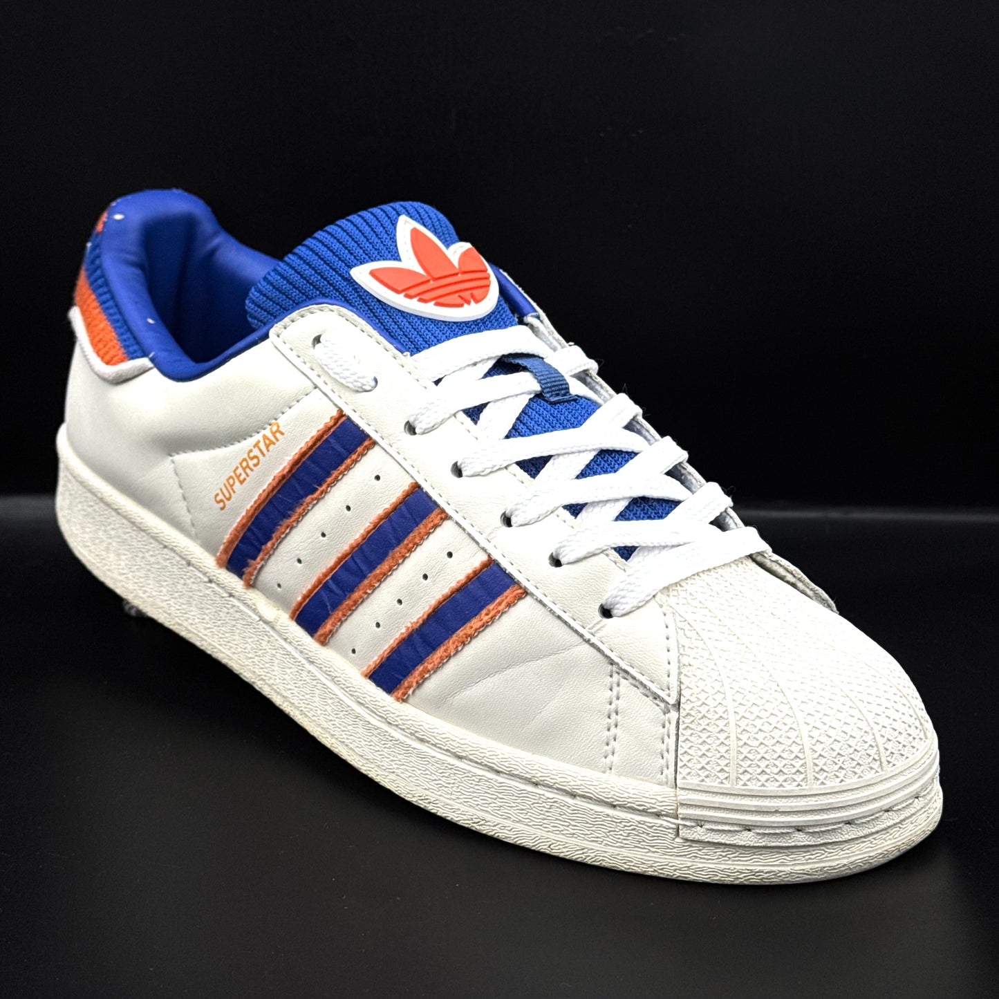 Adidas Superstar White Royal Blue