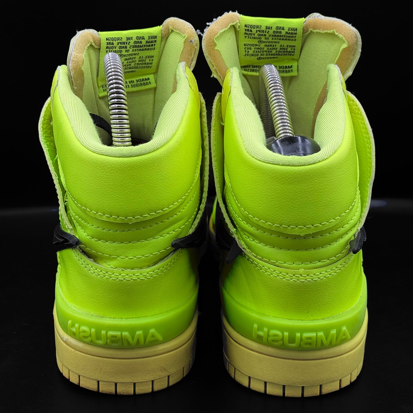 Nike Dunk High x AMBUSH "Flash Lime"