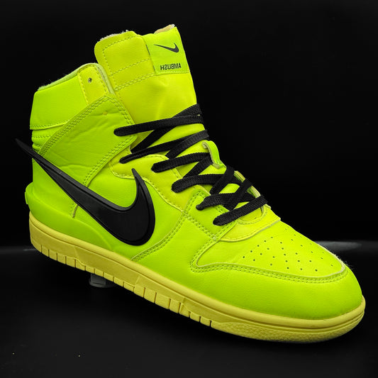 Nike Dunk High x AMBUSH "Flash Lime"