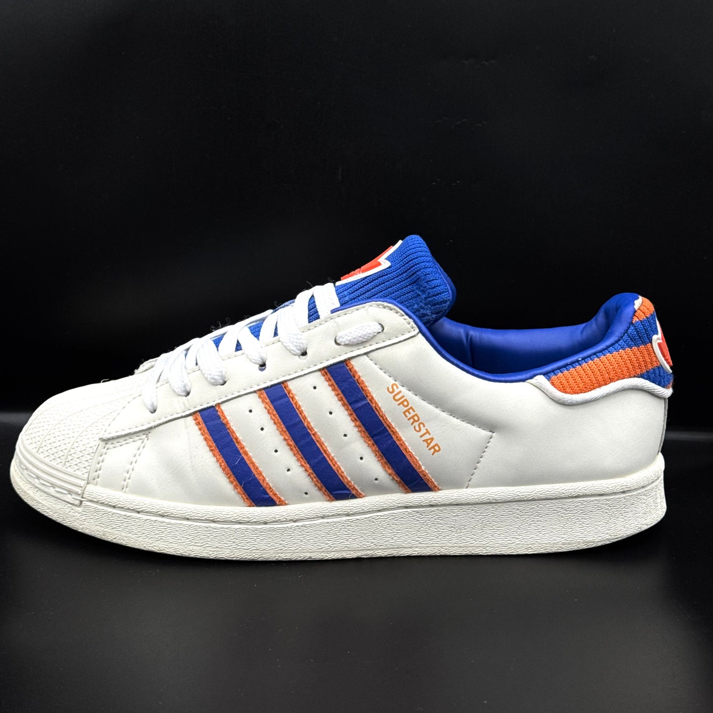 Adidas Superstar White Royal Blue